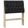 vidaXL B&oacute;lstru&eth; r&uacute;mgafl Svartur 80 cm Solid furuhikk