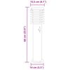 vidaXL Útiljós Frístandandi með Skynjara 3 stk 60 cm Ryðfrítt Stál