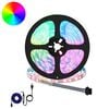 vidaXL LED strimill 2 pcs Svartur og gegnheill 4700 mm Kopar og plast