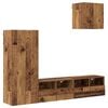 vidaXL Sj&oacute;nvarpsveggir 4 pcs Gamall vi&eth;ur Samsettur vi&eth;ur