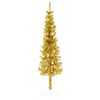 vidaXL Str&yacute;tulaga H&aacute;lft Gervij&oacute;latr&eacute; me&eth; Standi Gyllt 120 cm