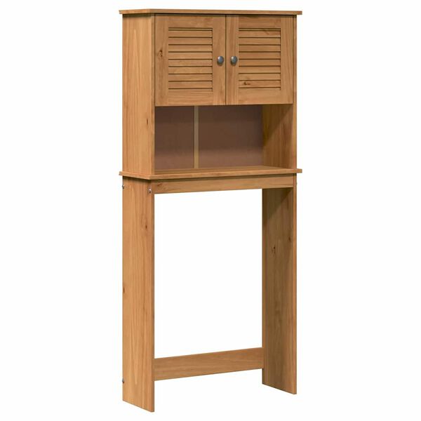 vidaXL &THORN;vottav&eacute;larsk&aacute;pur VIGO Br&uacute;nn og hunangsbr&uacute;nn 72,5 x 27 x 161 cm