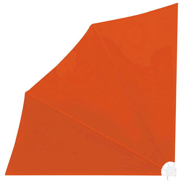 vidaXL Samanfellanlegur Skjólveggur Leirbrúnn 140 x 140 cm