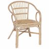 vidaXL H&aelig;gt a&eth; ra&eth;a st&oacute;l N&aacute;tt&uacute;rulegur 58 x 60 x 81 cm Rattan
