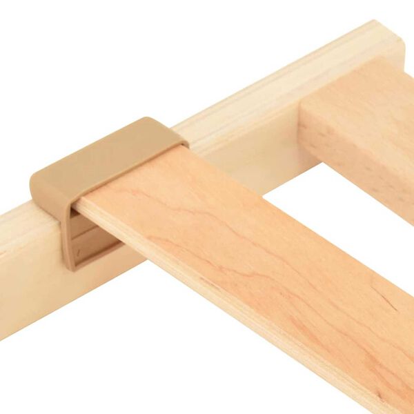 vidaXL Rimlabotn Br&uacute;nn 70 x 190 cm Sterkur beikistr&eacute;