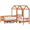 vidaXL Dagar&uacute;m Set 3 pcs VaxBr&uacute;nn Mass&iacute;ft furuvi&eth;