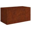 vidaXL Gr&oacute;&eth;urker 80x40x40 cm Corten St&aacute;l