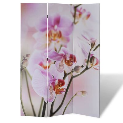 240475 vidaXL Folding Room Divider 120x170 cm Flower