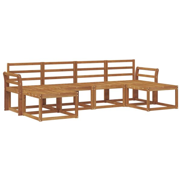 vidaXL &Uacute;ti s&oacute;fasett 6 pcs N&aacute;tt&uacute;rulegur Samsettur vi&eth;ur