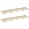 vidaXL P&uacute;&eth;asett &aacute; pall 2 pcs Rj&oacute;malitur 180 x 40 x 8 cm Oxford efni