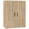 vidaXL Hangisk&aacute;pur Sonoma Eik 69,5x34x90 cm Hanna&eth;ur vi&eth;ur