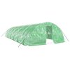 vidaXL Gr&oacute;&eth;urh&uacute;s me&eth; St&aacute;lgrind Gr&aelig;nt 60 m&sup2; 12x5x2,3 m