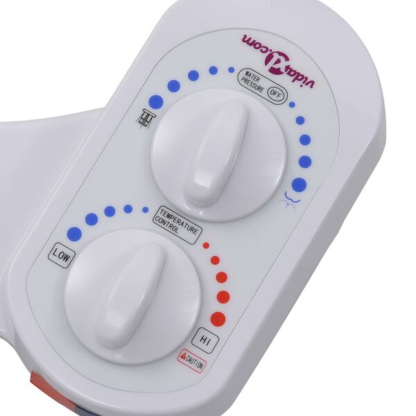 vidaXL Skolunarbúnaður með Stúti fest á Salerni Heitt Kalt Vatn