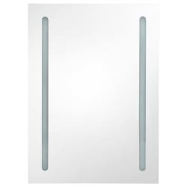325546 vidaXL LED Bathroom Mirror Cabinet 50x13x70 cm