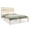 vidaXL R&uacute;mgrind Gegnheill Vi&eth;ur 120x190 cm L&iacute;til Tv&iacute;brei&eth;