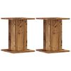 vidaXL H&aacute;talarastandar 2 stk Gamall Vi&eth;ur 30x30x40 cm Samsettur Vi&eth;ur