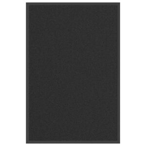 vidaXL Dyramotta Svart 60x90 cm