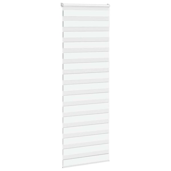 vidaXL Zebra Gard&iacute;na Hv&iacute;tt 70x230 cm Efni Breidd 65,9 cm P&oacute;l&yacute;ester