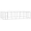 vidaXL &Uacute;tihundabyrgi Galvanh&uacute;&eth;a&eth; St&aacute;l 33,88 m&sup2;