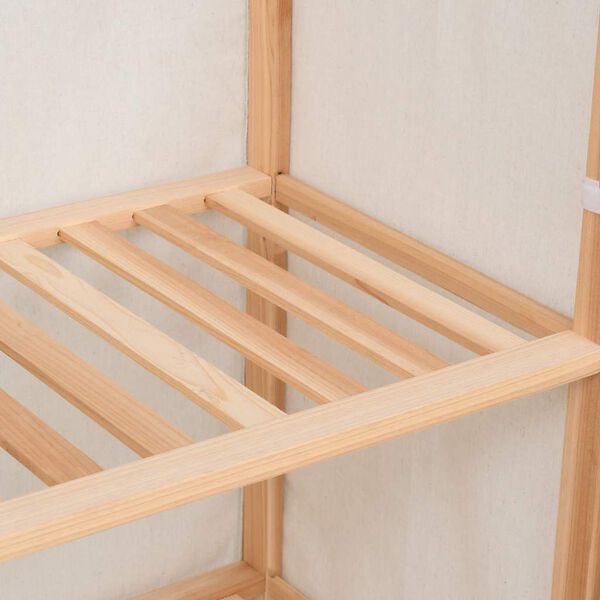 vidaXL Fatask&aacute;pur 3 Hillur 79x40x170 cm