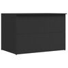 vidaXL Geymslukassi fyrir Gar&eth; Svartur 150x100x100 cm P&oacute;l&yacute;rattan