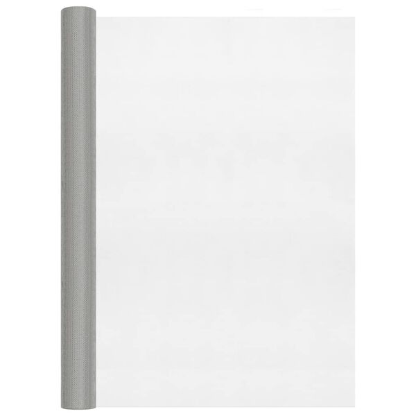 vidaXL Netskj&aacute;r Ry&eth;fr&iacute;tt St&aacute;l 112x500 cm Silfurlita&eth;ur