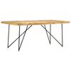 vidaXL Bor&eth;stofubor&eth; 180x90x76 cm Gegnheill Mang&oacute;vi&eth;ur