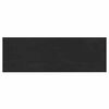 vidaXL Veggh&ouml;fu&eth;p&uacute;&eth;i 12 pcs Svart 90 x 30 cm Flauel