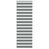 vidaXL Zebra Gard&iacute;na D&ouml;kkgr&aacute;tt 75x200 cm Efni Breidd 70,9 cm P&oacute;l&yacute;ester
