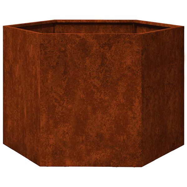 vidaXL Gr&oacute;&eth;ursetningu Rusty 60x60x45 cm Corten St&aacute;l