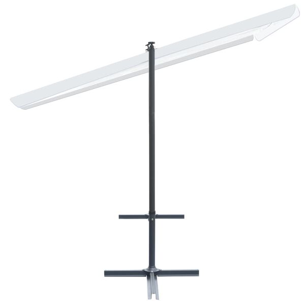 Gar&eth;sk&aacute;li me&eth; Hallanlegu og Hli&eth;ranlegu &THORN;aki 350x253x196cm Rj&oacute;mahv&iacute;tur