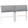 vidaXL B&oacute;lstru&eth; r&uacute;mgafl Lj&oacute;sgr&aacute;r 135 cm Solid furuhikk