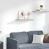 vidaXL Vegghilla Steypugr&aacute;ar 60x23,5x3,8 cm MDF