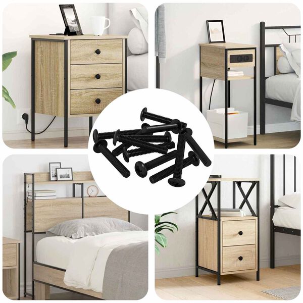 vidaXL Skr&uacute;fa 2647 pcs Silfur 5 x 30 mm J&aacute;rn