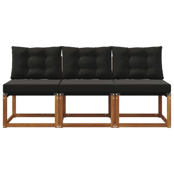 vidaXL 3 Stykki Utandeildar mi&eth;sofa