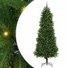 vidaXL J&oacute;latr&eacute; me&eth; 300 LED me&eth; standi Gr&aelig;nn 240 cm PE