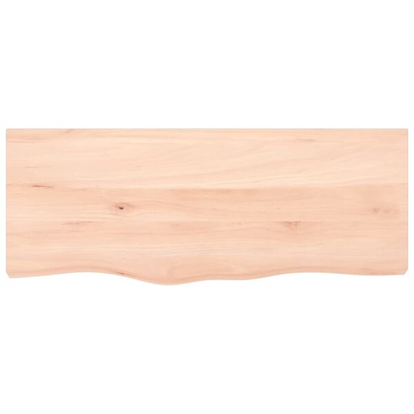 vidaXL Bor&eth;plata 100x40x(2-4) cm &Oacute;me&eth;h&ouml;ndlu&eth; Gegnheil Eik