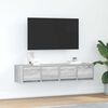 vidaXL Sj&oacute;nvarpssk&aacute;par 2stk. Gr&aacute;ir Sonoma 60x31x25,5cm Samsettur Vi&eth;ur
