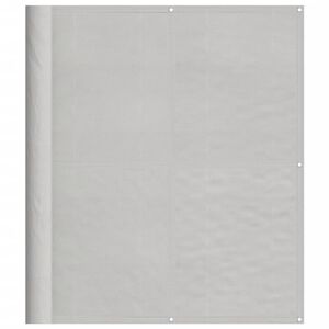 vidaXL Svalaskilr&uacute;m Lj&oacute;sgr&aacute; 120x800 cm 100% P&oacute;l&yacute;ester Oxford