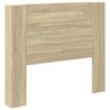 vidaXL H&ouml;f&eth;agafl Sonoma Eik 120 x 16,5 x 103,5 cm Samsettur vi&eth;ur