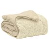 vidaXL Vetrar s&aelig;ng Rj&oacute;malitur 200 x 200 cm Microfiber og Teddy f&oacute;&eth;ri&eth;