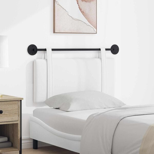 vidaXL Hengisk&aacute;li Vegghengt Einlita Hv&iacute;t 100 x 55 x 5 cm d&uacute;kur