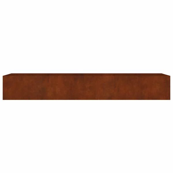vidaXL Upph&aelig;kka&eth; Gar&eth;ker 280x80x40 cm Corten St&aacute;l