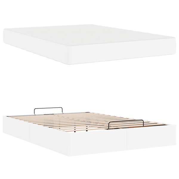 vidaXL R&uacute;mgrind me&eth; d&yacute;nu me&eth; d&yacute;nu 2 pcs Hv&iacute;tt PVC