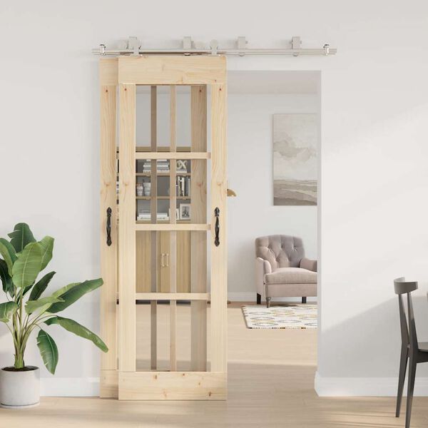 vidaXL Braut fyrir Rennihur&eth; 183 cm St&aacute;l Silfurlitu&eth;