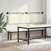 vidaXL Hengisk&aacute;li Vegghengt Rj&oacute;malitur 210 x 55 x 5 cm Korduroy efni
