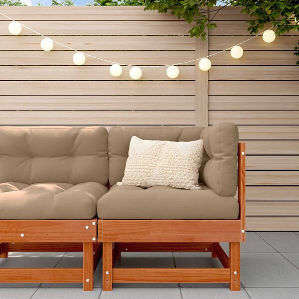 vidaXL Gar&eth;horn s&oacute;fi Mass&iacute;ft furuvi&eth; VaxBr&uacute;nn