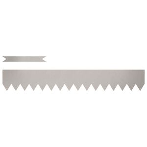 vidaXL Gar&eth;ja&eth;ar 10 pcs Br&uacute;nn 100 x 0.05 x 20 cm Ve&eth;ra&eth; st&aacute;l