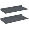 vidaXL Flj&oacute;tandi skrifbor&eth; 2 pcs Antras&iacute;t 40 x 18 x 2,5 cm St&aacute;l