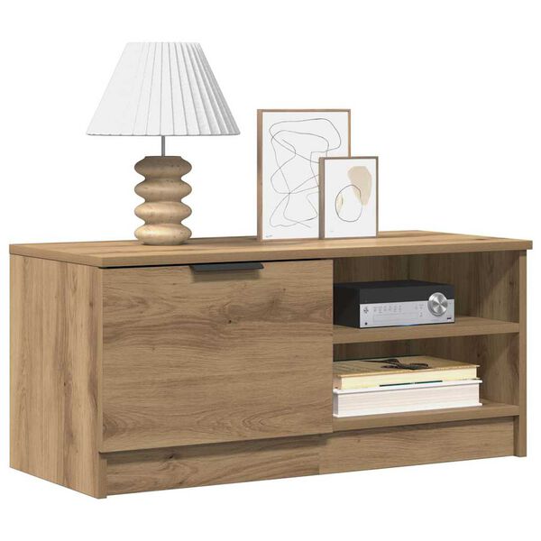 vidaXL 2ja sj&oacute;nvarpssk&aacute;pasett Artisan Oak 80x35x36,5 cm Hanna&eth;ur vi&eth;ur